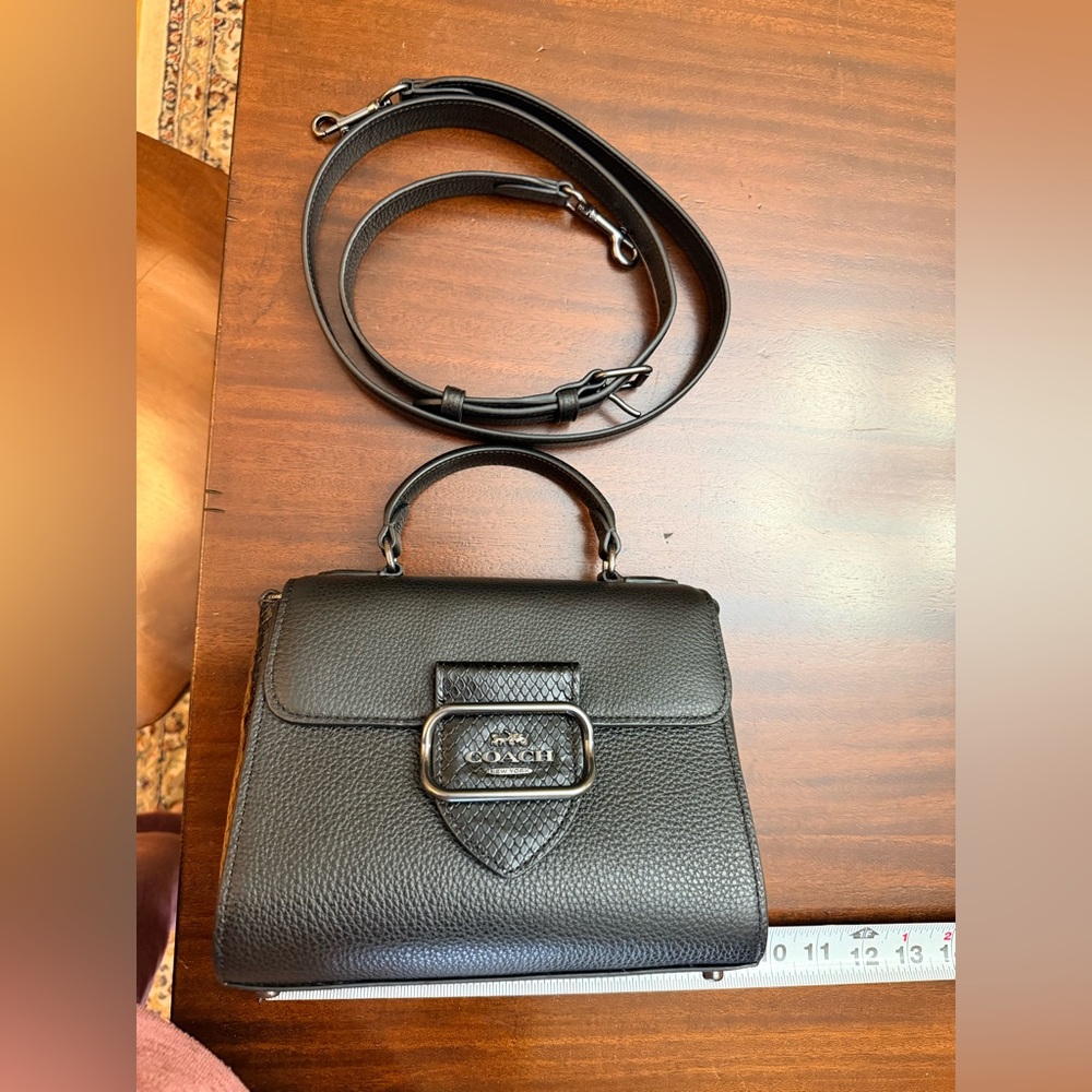 Coach small black handbag - Picture 3 of 7